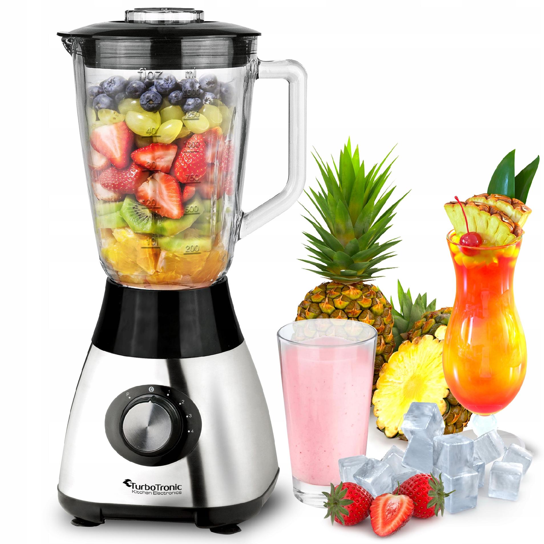 TurboTronic TT-BG5 1200 W hrnčekový mixér strieborná/sivá